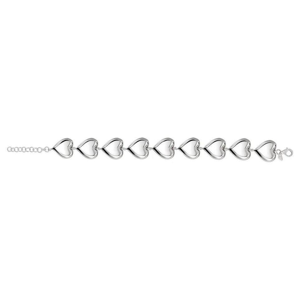 Sterling Silver, Rhodium Plated Bracelet