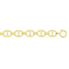 Mariner oval necklace in solid 14K yellow gold, view 4