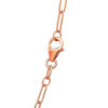 14K Rose Gold Paperclip Chain