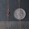18K Rose Gold Cable Chain