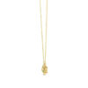 14K Yellow Gold Panther Head Necklace