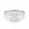 1.50 ct princess lab-grown diamond ring in solid 14K white gold