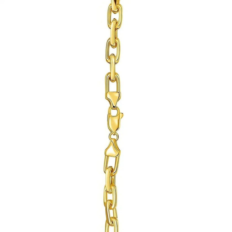 14K Yellow Gold Cable Chain 4.80mm