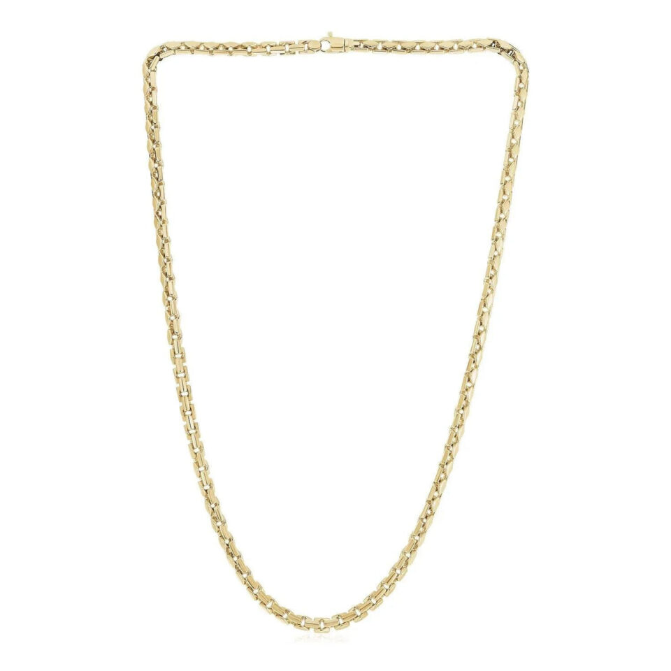 14K Yellow Gold Necklace 5.0mm