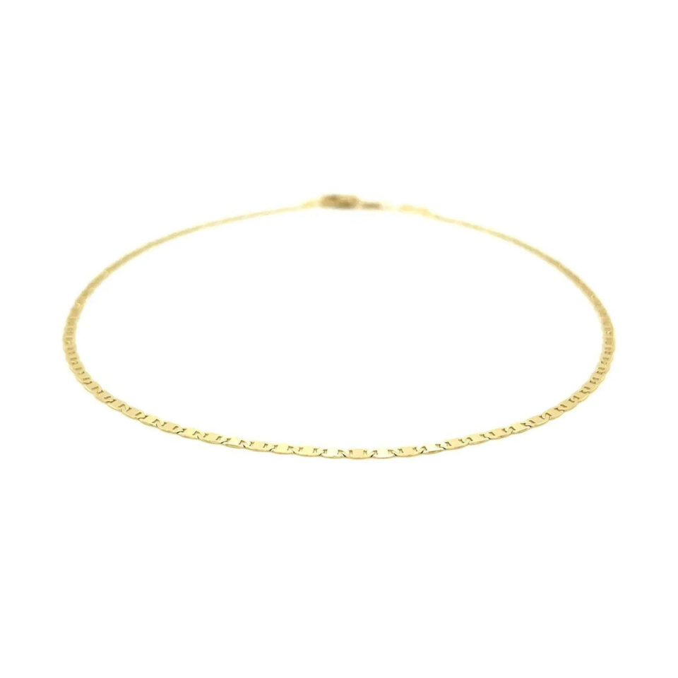 14K Yellow Gold Mariner Anklet