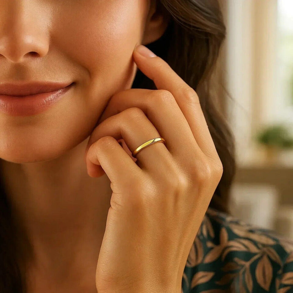 14K Yellow Gold Band