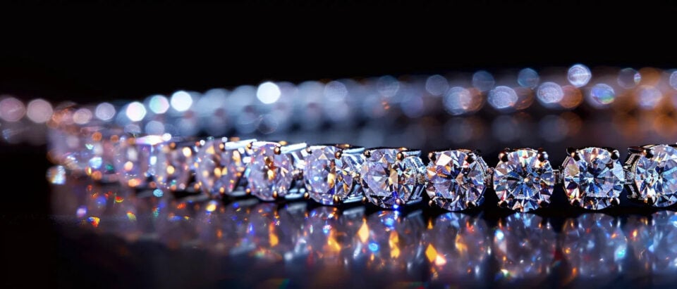 Diamond tennis bracelet