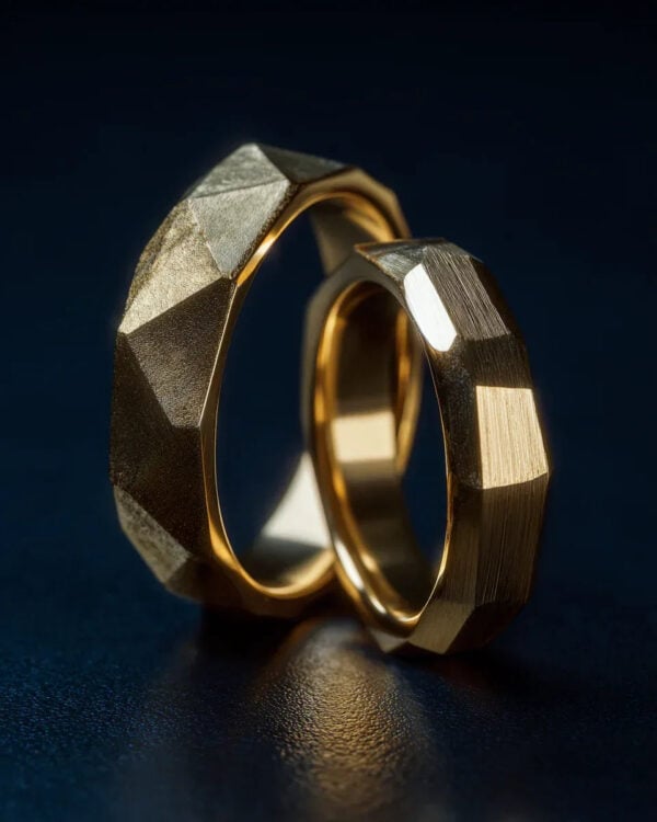 Two gold rings